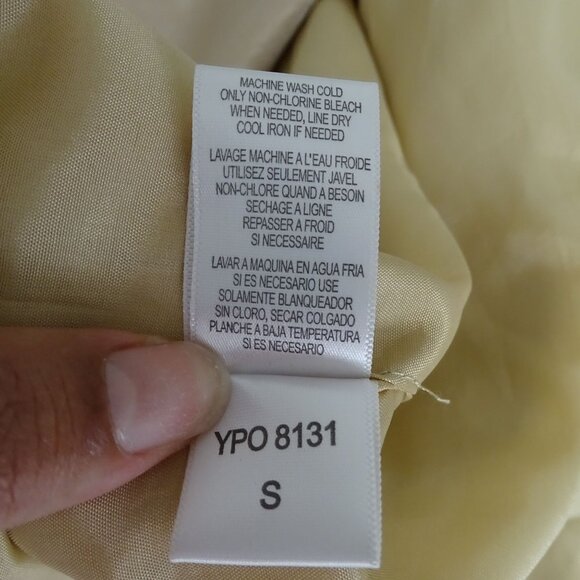 To The Max Gold Double Breasted Midi Dress Women Size S Pockets Collared - Picture 8 of 14